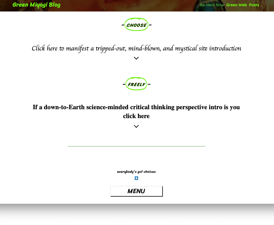 choose freely everybody's got choices